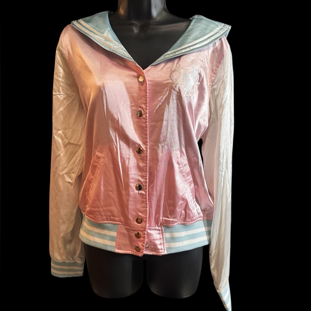 Sailor Moon satin bomber Jacket